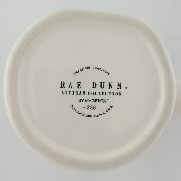 ⭐️2/  $50⭐️ Rae Dunn Artisan by Magenta Ceramic Mug Large Letters WANDER LUST - Picture 6 of 12